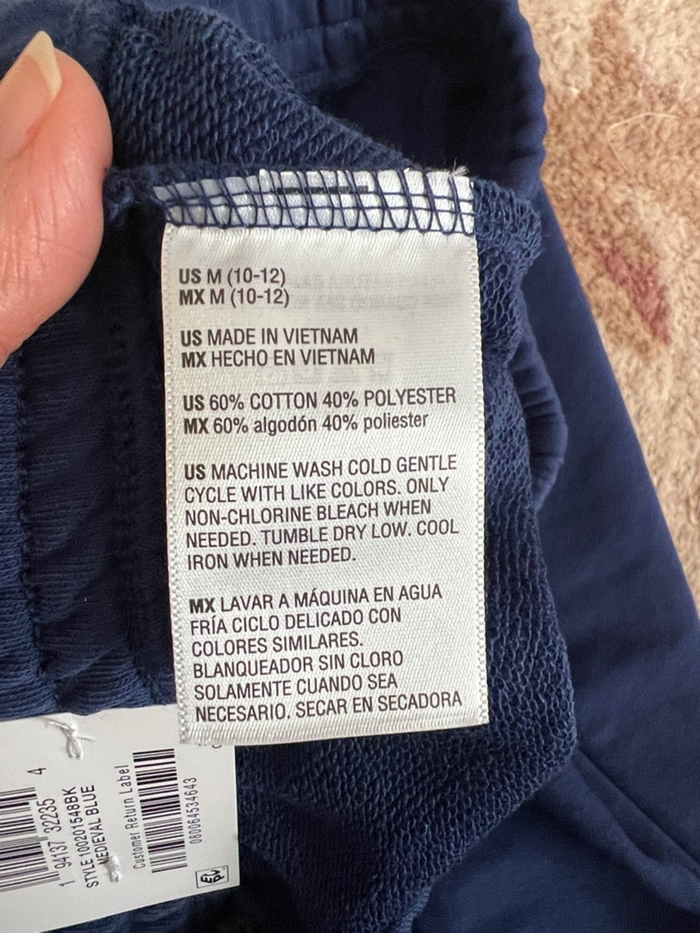 NEW Epic Threads Boys Pull On Blue Knit Drawstring Shorts - Picture 7 of 7